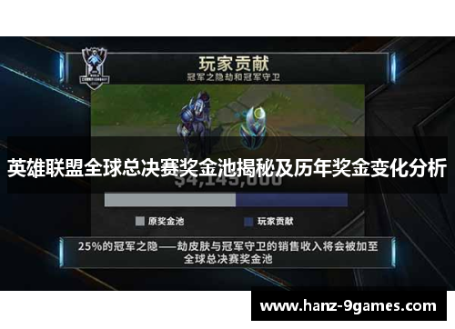 英雄联盟全球总决赛奖金池揭秘及历年奖金变化分析